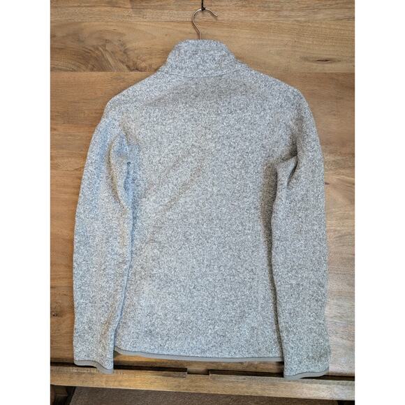 Patagonia Better Sweater Women Small Gray Long Sleeve 1/4 Zip Pullover 25618 NWT - Picture 2 of 6